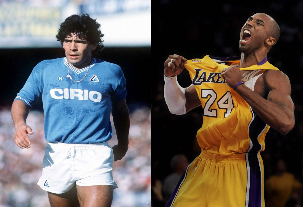 Se Maradona avesse avuto a Napoli un’ultima partita come Kobe Bryant