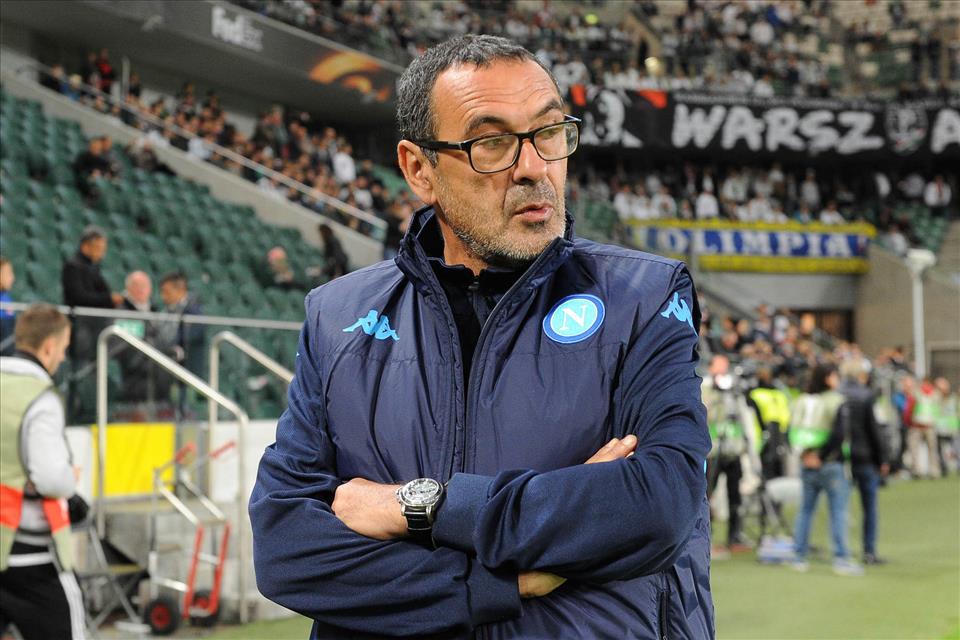 Sarri alla Rai: «Oggi è stata una partita difficile su un terreno impossibile, era evidente che il terreno di gioco non fosse all’altezza»