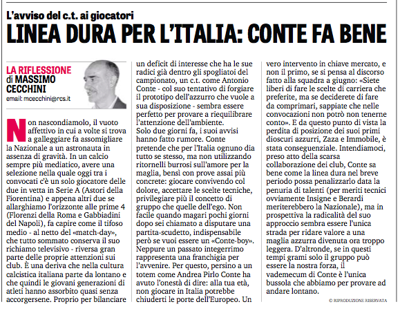 Cara Gazzetta, la linea di Conte più che dura è ipocrita: non si educa con le allusioni