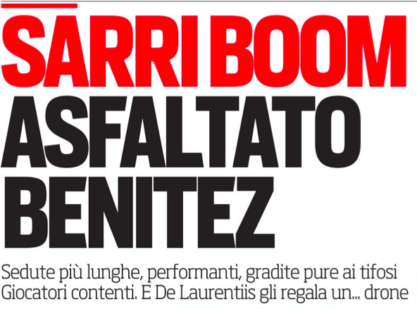 Zdanov è una parodia, i quotidiani napoletani (e non) purtroppo no (stiamo parlando di Napoli, Sarri e l’ossessione Benitez)