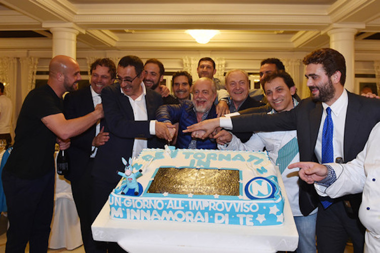 Le foto della festa Champions del Napoli