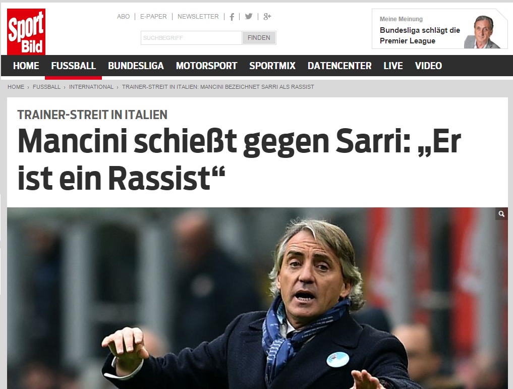 Le accuse di omofobia a Sarri fanno il giro d’Europa, nessuno scrive della partita