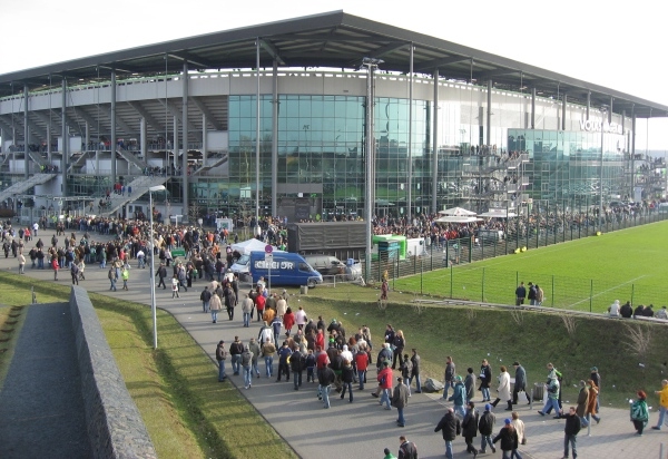 Lo stadio del Wolfsburg tra i cinque prescelti dalla Uefa nella guida agli impianti di qualità