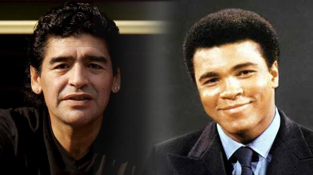 Quella volta che Maradona andò a casa di Muhamnmad Ali