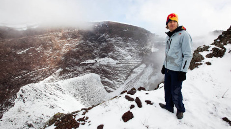 Vettel e i poteri magici del Vesuvio