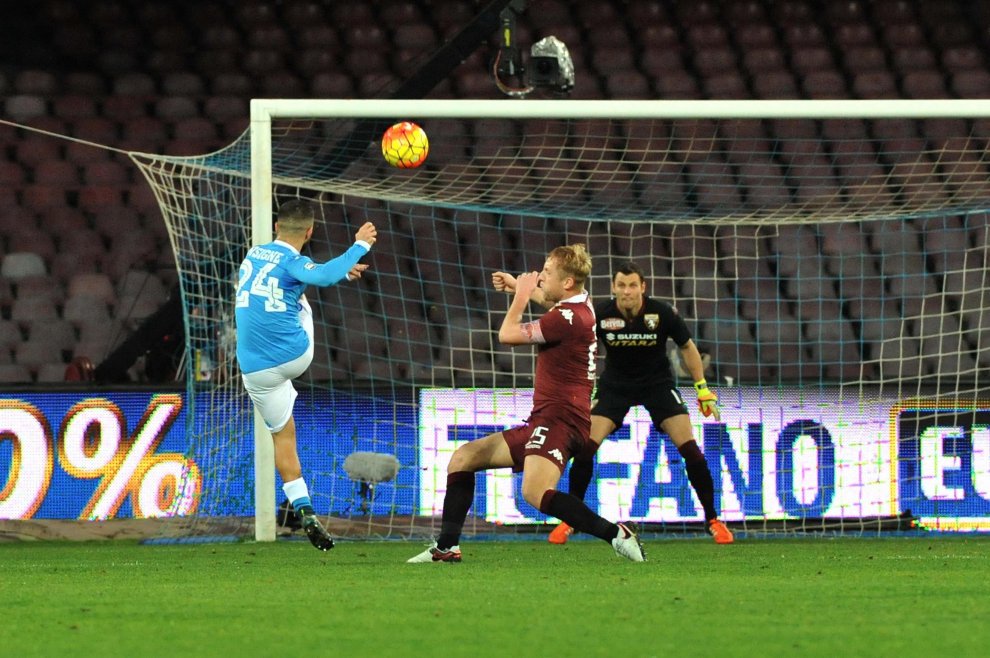 Il Napoli è la squadra di serie A che tira di più da fuori area