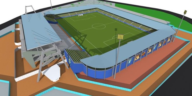 Il Frosinone presenta il progetto del suo nuovo stadio: 16mila posti e aree commerciali gestite dal club