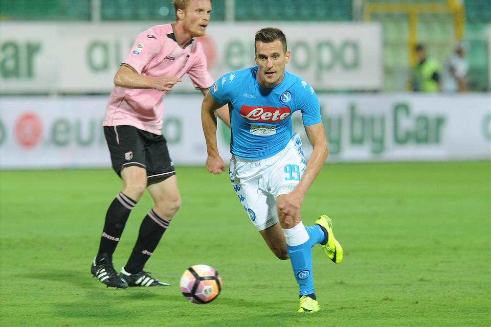 I cinque gesti tecnici di Palermo-Napoli: il tacco di Milik, due volte Zielinski