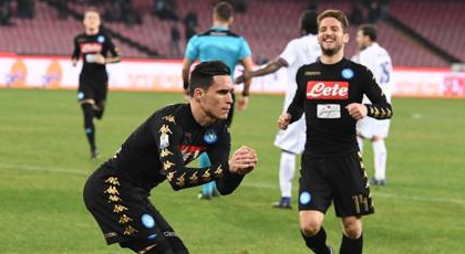 Callejon: «Abbiamo fatto una partita seria a livello tattico, mentale e di maturità»