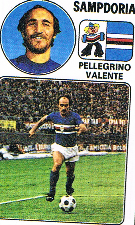 Valente con la maglia della Sampdoria