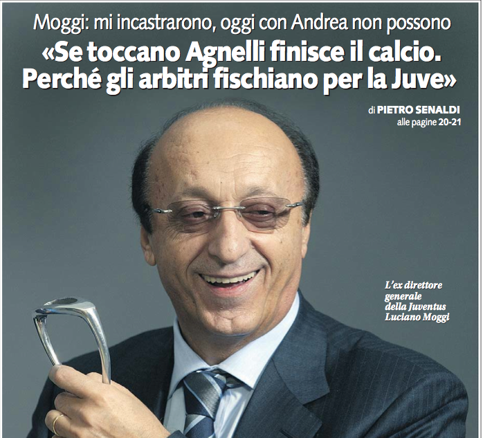 Moggi difende (si fa per dire) Agnelli: «Vogliono incastrarlo, come fecero con me»