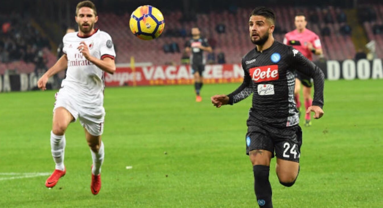 Napoli-Milan, il primo tempo: mezz’ora di equilibrio, poi è Insigne-Show (feat. Var)