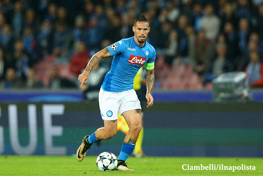 Una suggestione per Ancelotti: e se Hamsik diventasse il nuovo Pirlo?