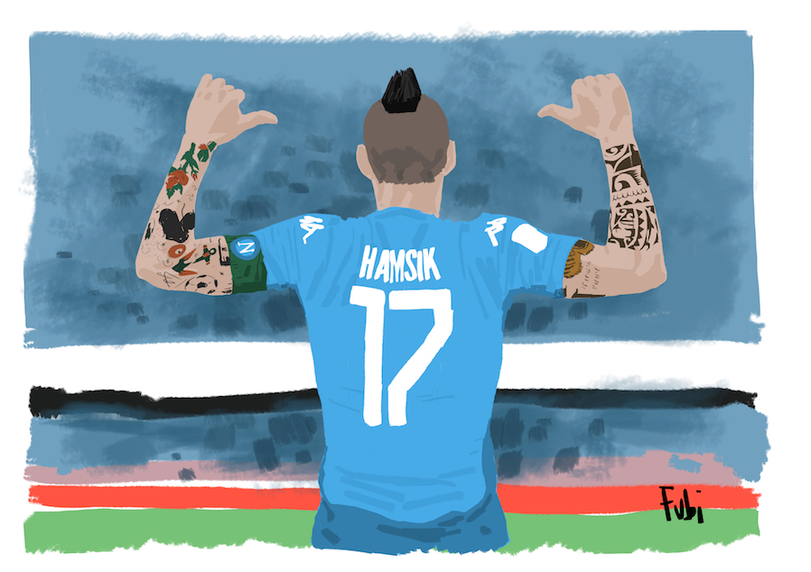 Il disegno di Hamsik è un regalo di Natale