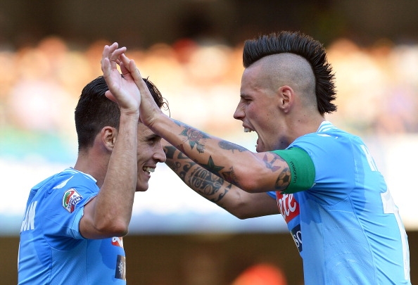 II calo del Napoli amplifica le difficoltà di Hamsik e Callejon