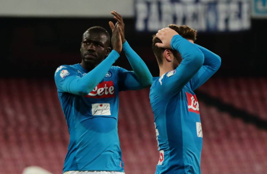 Mattino: Koulibaly e Mertens in campo mercoledì per uno spezzone di Coppa Italia