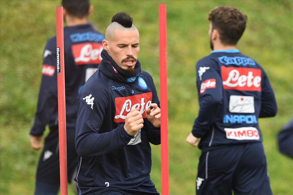 Napoli-Genoa, la squadra di Sarri stasera in ritiro a Castel Volturno