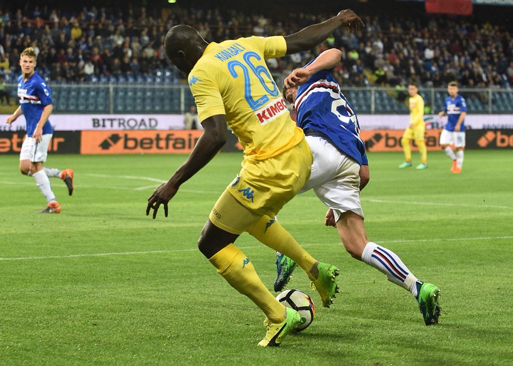 Sampdoria-Napoli 0-2, Milik e Albiol rendono meno amaro lo scudetto alla Juve