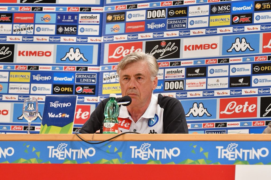 Ancelotti ha raccontato come giocherà il suo Napoli