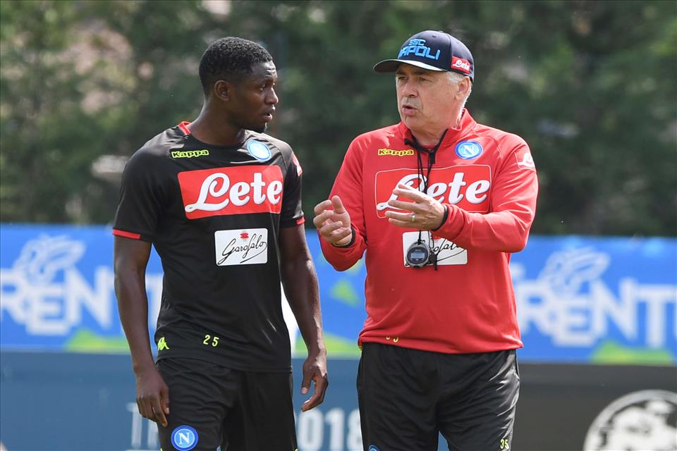 La lezione individuale di Ancelotti a Diawara