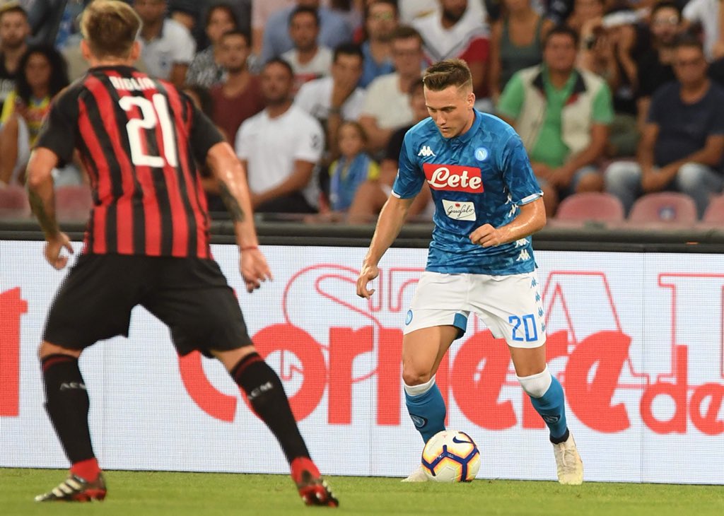 Napoli-Milan 0-1, il primo tempo: Bonaventura punisce Ancelotti in una partita a dama