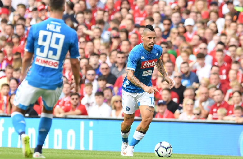 Liverpool-Napoli 2-0 al 45′: inizio horror, poi si vede un po’ di squadra di Ancelotti