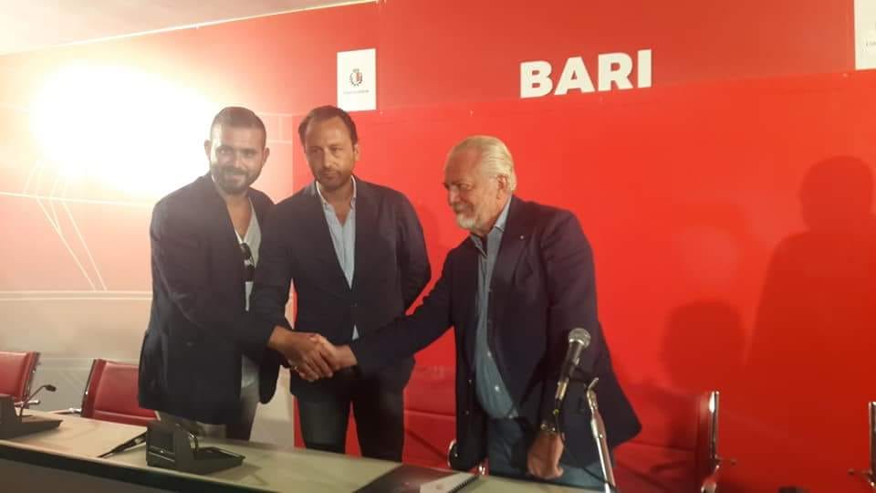 De Laurentiis a Bari: «Il San Nicola vale 100 volte il San Paolo. Magari a Napoli avessimo il sindaco Decaro»