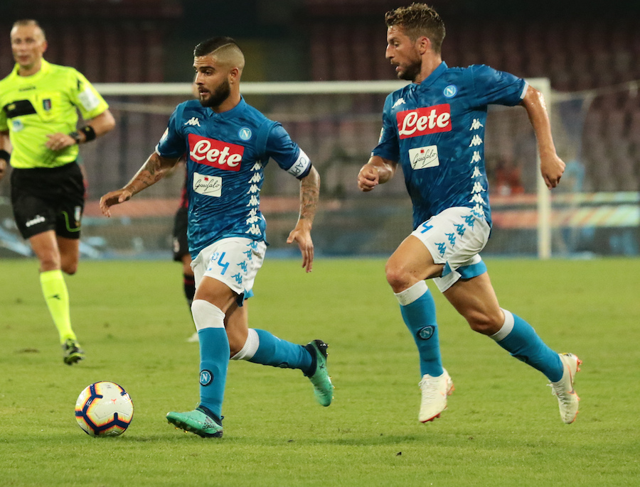 Le difficoltà di Insigne e Mertens nel gioco d’attacco di Ancelotti