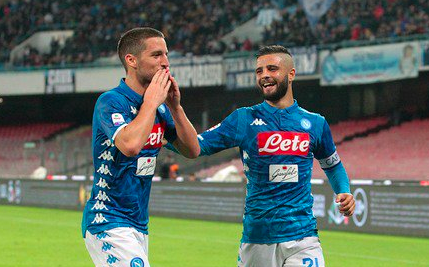 Mertens è attaccante anche con Ancelotti, coppia record con Insigne