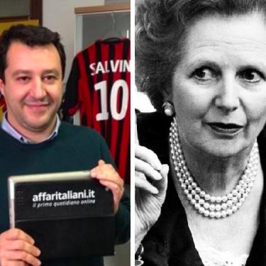 La sottile differenza tra Salvini e Margaret Thatcher