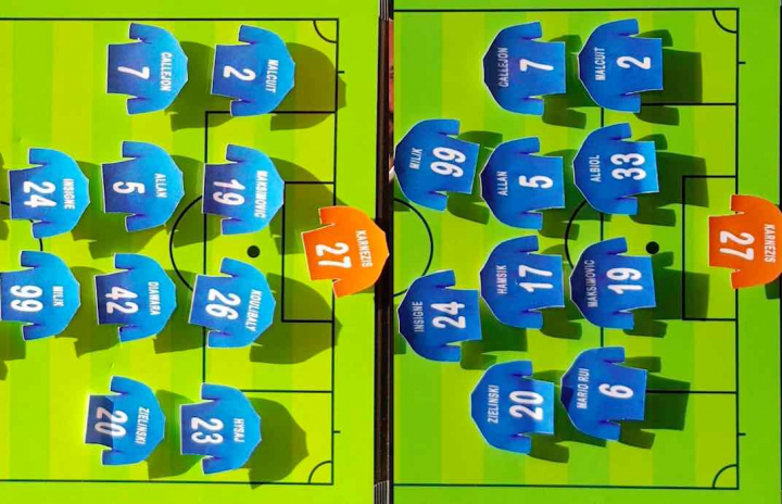 La formazione di Napoli-Frosinone di Antonio e Marco per il Napolista al bar