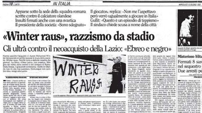 «Quando la nostra Lazio chiese a Winter di negare di essere ebreo»