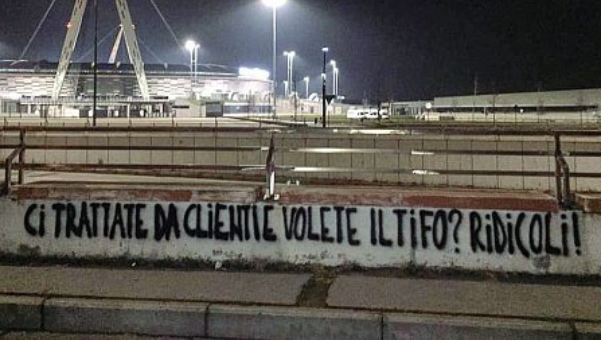 Anche alla Juventus i tifosi veri contro gli ultras: “Stanno perdendo soldi e potere”