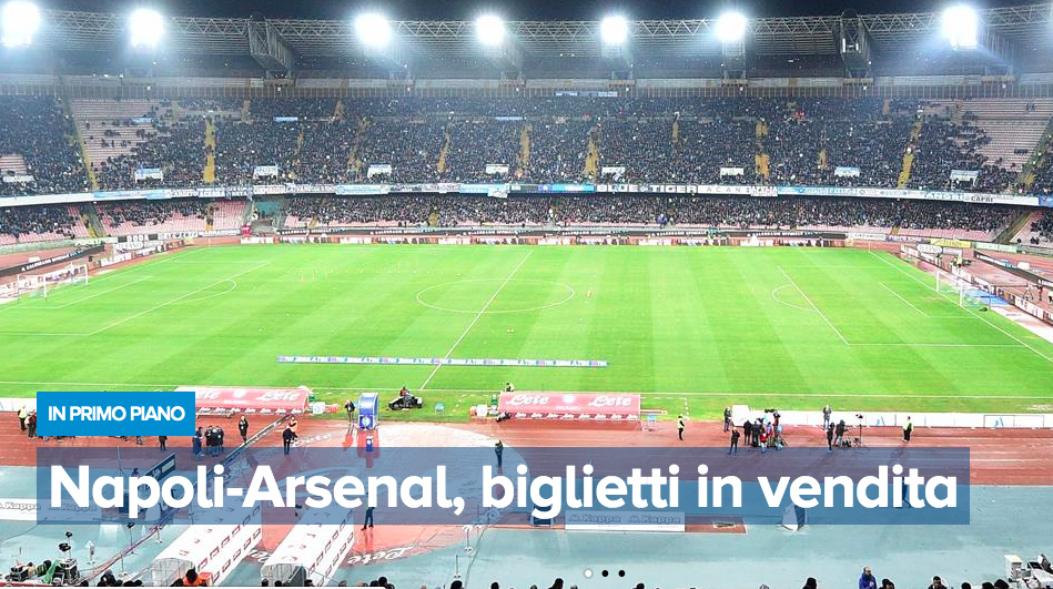 Dopo 40 minuti sul sito di TicketOne per il biglietto di Napoli-Arsenal, mi sono arreso