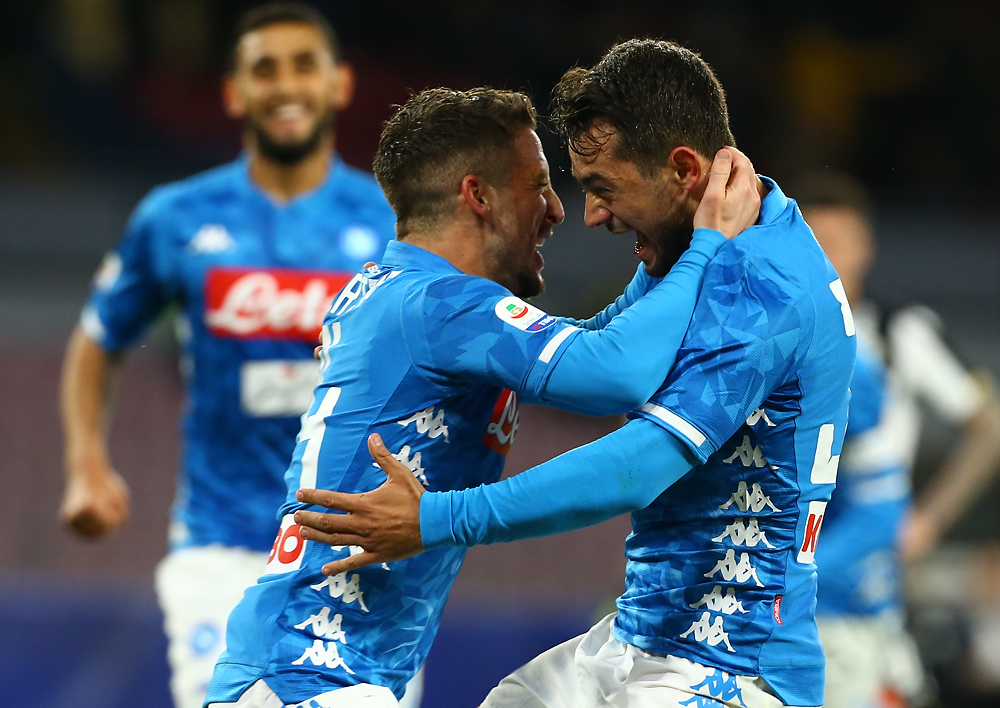 La splendida serata di Younes e Mertens