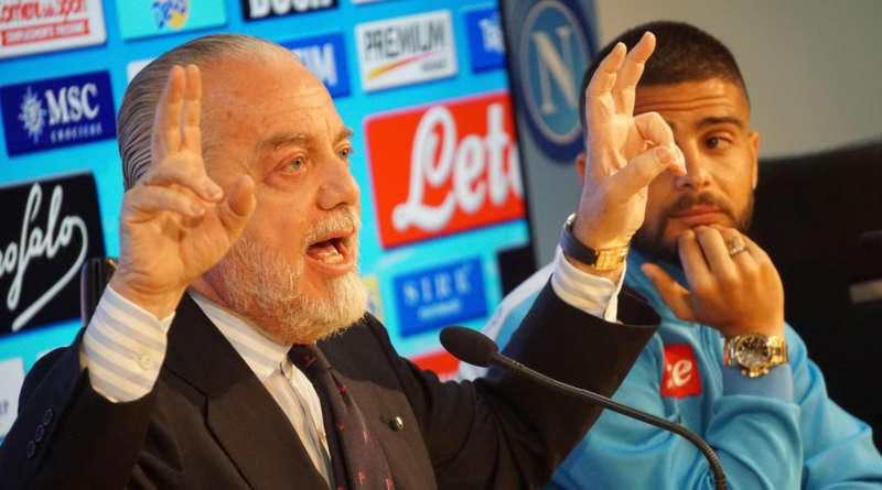 De Laurentiis: “Ancelotti merita 8. Insigne? non rinnova. Un vero capitano, sa parlare alla squadra”