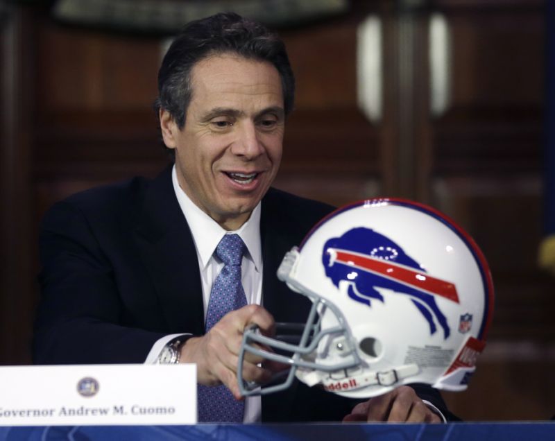 Cuomo: «Lo sport torni a New York. Voglio vedere i Buffalo Bills»