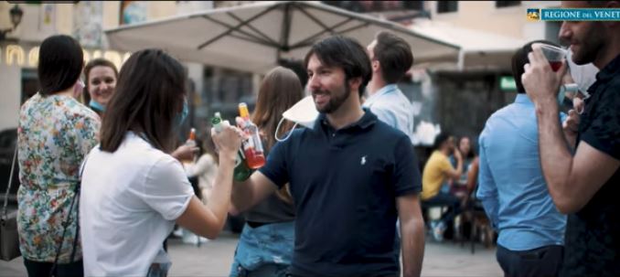 La Regione Veneto lancia un video per ammonire sui rischi dell’happy hour