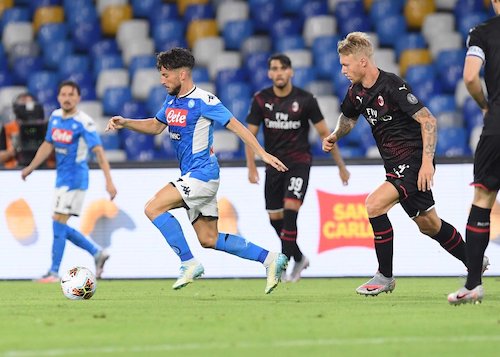 Uno dei migliori Napoli di Gattuso, ma due distrazioni di troppo: 2-2 col Milan