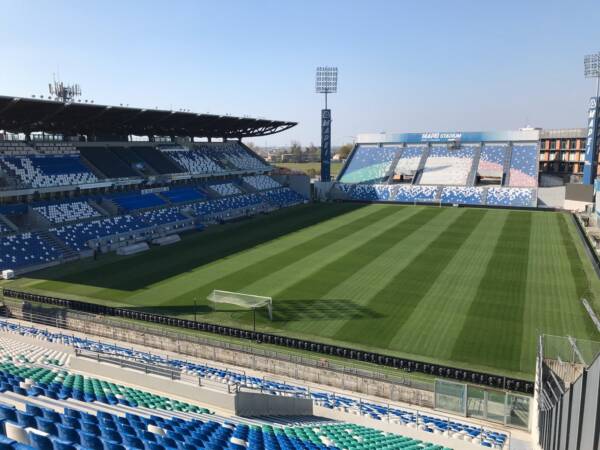 Sky: comincia a piovere al Mapei Stadium prima di Juve-Napoli