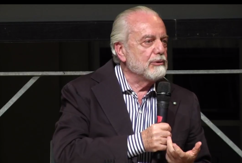 De Laurentiis: «La Superlega? È sbagliata ma Agnelli e Perez di fondo hanno ragione» (VIDEO)