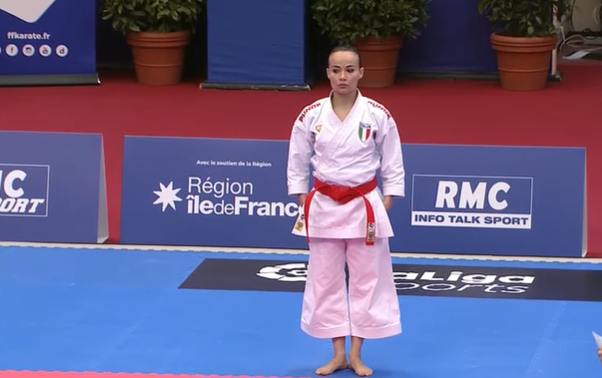 Italia ancora a medaglia: Viviana Bottaro conquista il bronzo nel kata del karate