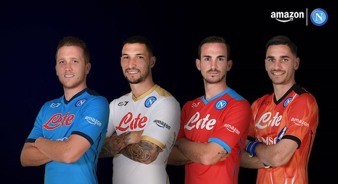 Amazon per due stagioni sponsor ufficiale di manica del Napoli