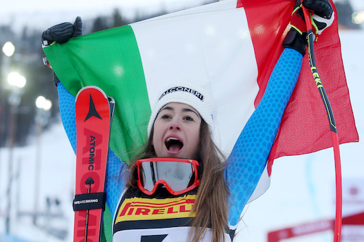 Sofia Goggia: «Senza vaccino non sarei potuta tornare a fare quello che mi piace: sciare»