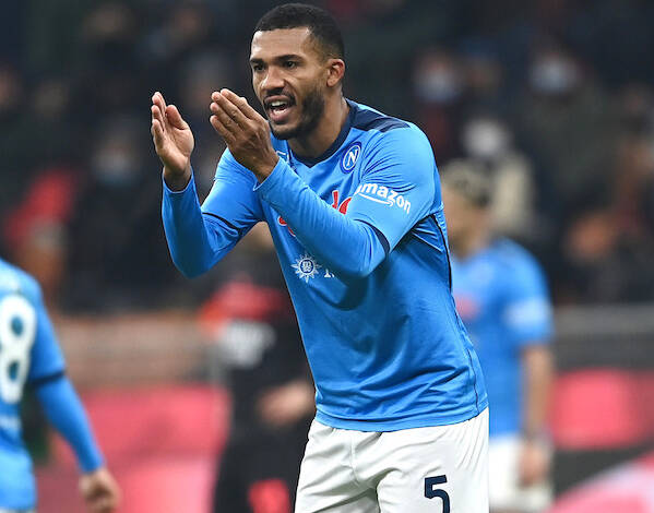 Napoli-Ajax, Juan Jesus accanto a Kim. Giocano Raspadori, Lozano e Olivera