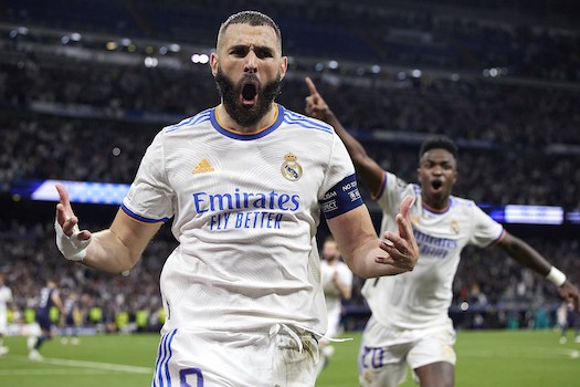 Il calciatore dell’anno Uefa è Karim Benzema