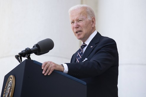 Biden fa gli auguri alla nazionale americana (Video)