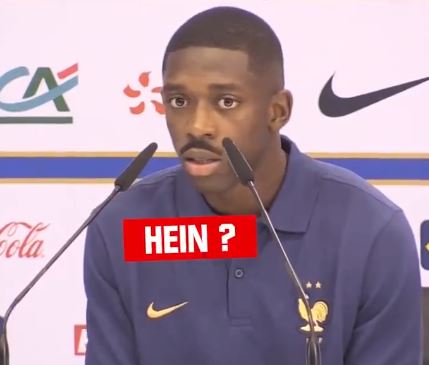 La reazione di Dembélé quando gli dicono che la Germania ha perso col Giappone (VIDEO)