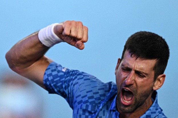 Djokovic ha dominato l’Australian Open con una lesione di tre centimetri al tendine del ginocchio