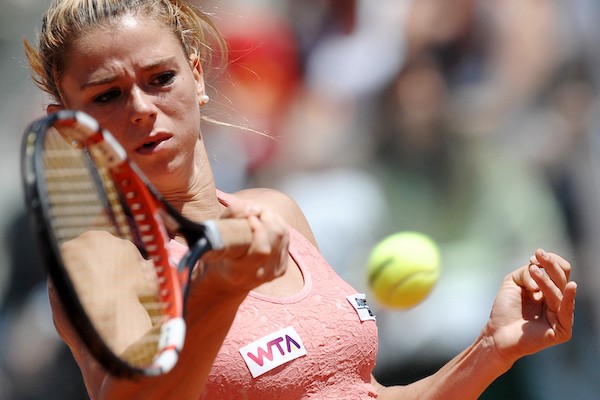 Ode a Camila Giorgi, che ha tirato fortissimo. Tutto. Sempre